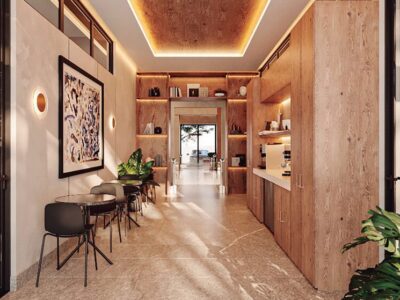 Modernas oficinas con área comercial en Mérida